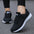 Fashion Breathable Walking Mesh Flat Shoes