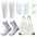5pcs/set Lightweight Soccer Shin Guards