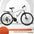 Mountain Bike Geared Bicycle Shock Absorption Front and Rear Double Disc Brake