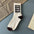 1/5/8 Pairs Retro American Men's Mid-rise Socks