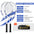 ALPSPORT Carbon Fiber Tennis Racket T800 18K-Professional Grade