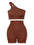 CHRLEISURE Women’s Seamless Sports Set