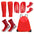 5pcs/set Lightweight Soccer Shin Guards