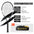 ALPSPORT Carbon Fiber Tennis Racket T800 18K-Professional Grade