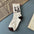 1/5/8 Pairs Retro American Men's Mid-rise Socks