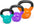 Kettlebell Set Vinyl Coated Weights Combo