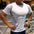 SHEDAO Men Running Compression T-shirt Short Sleeve